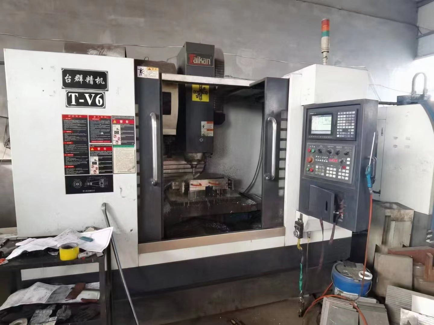 转让二手台群T-V6立式加工中心二手台群立加