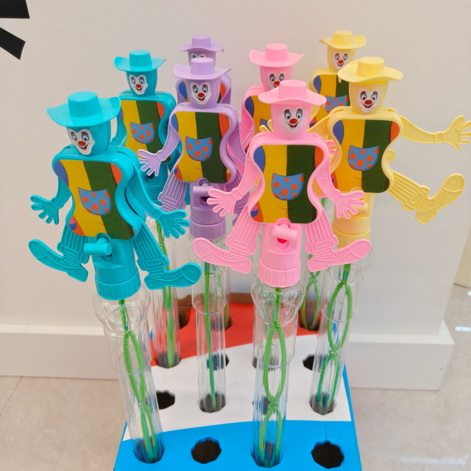 Varita de burbujas de payaso + concentrado