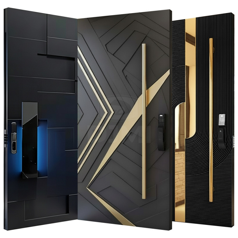 Light Luxury Steel-Aluminum Composite Entrance Door, Moisture-Proof and Soundproof, High-End Residential Manufacturing Door Light Luxury Steel-Aluminum Composite Entrance Door, Moisture-Proof and Soundproof, High-End Residential Manufacturing Door
