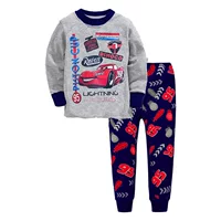 AliExpress Автомобильная мобилизация McQueen детская одежда хлопковый костюм с длинным рукавом домашняя пижама рубашка с кондиционером
