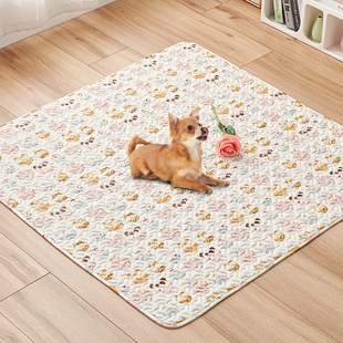 Pet Mat Pure Cotton Cat and Dog Mat Rabbit Foot Mat Cage Fence Mat Household Dog and Cat Sleeping Mat Machine Washable