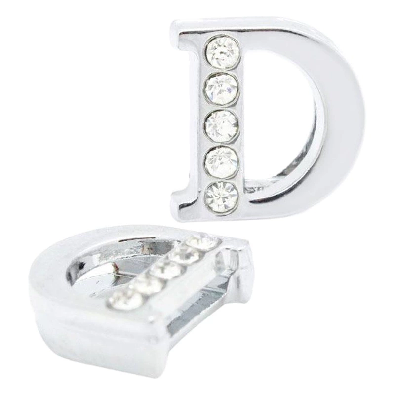 Европейские и американские модные украшения 8 мм Изысканная половина сверла износа буквы A- Z на выбор для браслета на запястье