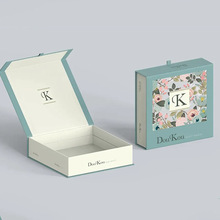 定制节日礼品包装 化妆品盒子翻盖礼盒包装盒空盒茶叶礼物盒批发