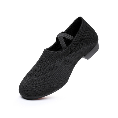 Knitting girl adult teacher with a pair of dance shoes aerobics cheerleading dancing professional practice shoes yoga ballet shoes