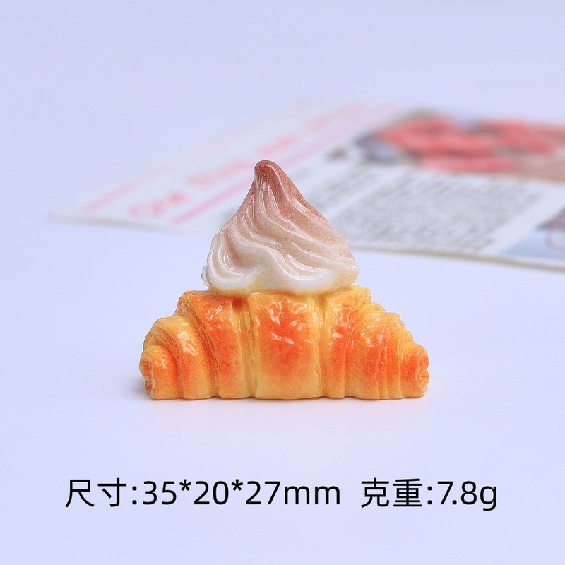 卡通面包家园创意食玩手工diy饰品配件奶油胶树脂小配件材料批发|undefined