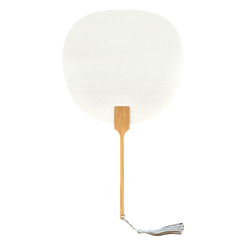 Nuevo abanico de grupo en blanco al por mayor para puestos escénicos, abanico de pintura, abanico de pintura pintada a mano de bricolaje, abanico de grupo de papel de arroz de caligrafía de estilo chino