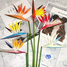 高仿真 外贸批发 单支天堂鸟仿真花假花绿植仿真植物盆栽插花花艺