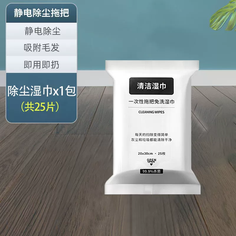 Anti-static electric disposable mop, internet celebrity