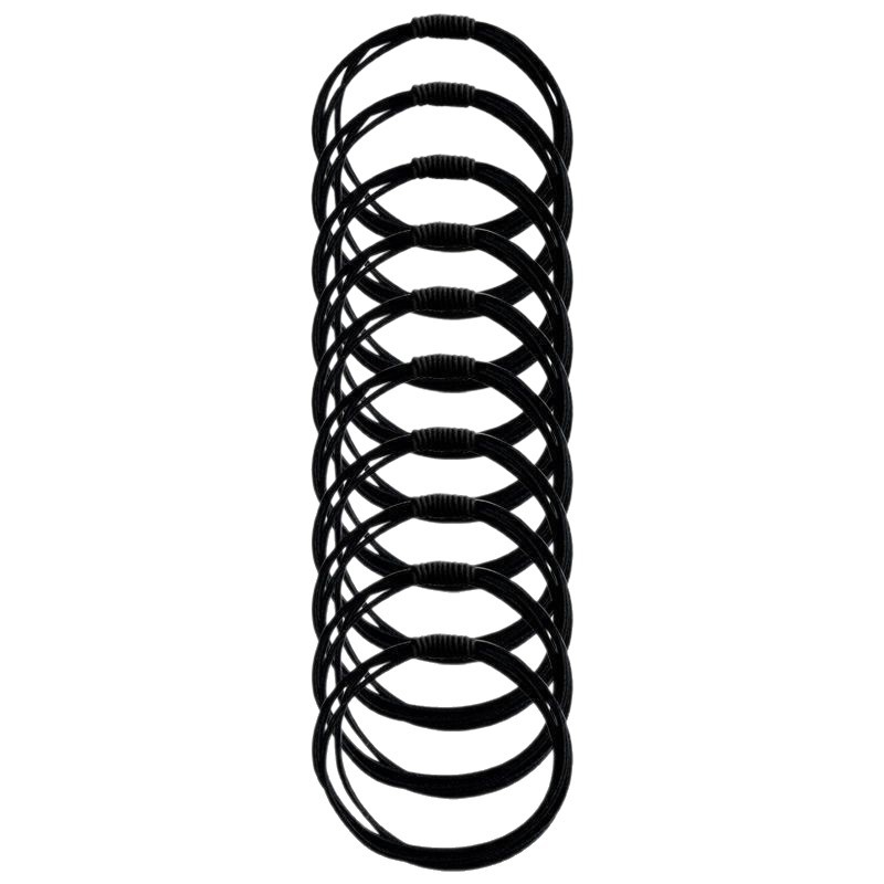 Cuerdas de cabeza coreanas 4 en 1 cuerdas de cabeza de base de alta elasticidad 4 en 1 anillo de trenzado para atar el cabello simple banda de goma adornamiento para el cabello image 6