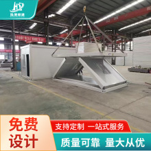 折叠集装箱移动房跨境模块化房屋可折叠集装箱住人箱房折叠房屋