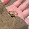 One size ring drop-shaped