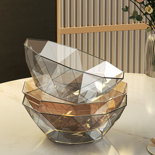 Fruit Plate  New Model Fruit Plate Home Use Living Room Coffee Table High-End Luxury Candy Plate Reception Snack Plate Trivet