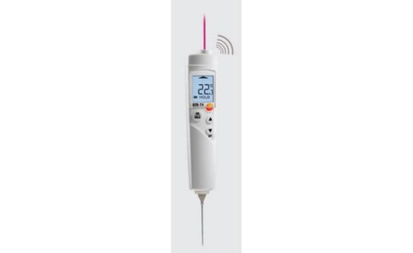 testo德图 826-T4 - 红外及刺入式温度计单点激光瞄准光学分辨率6