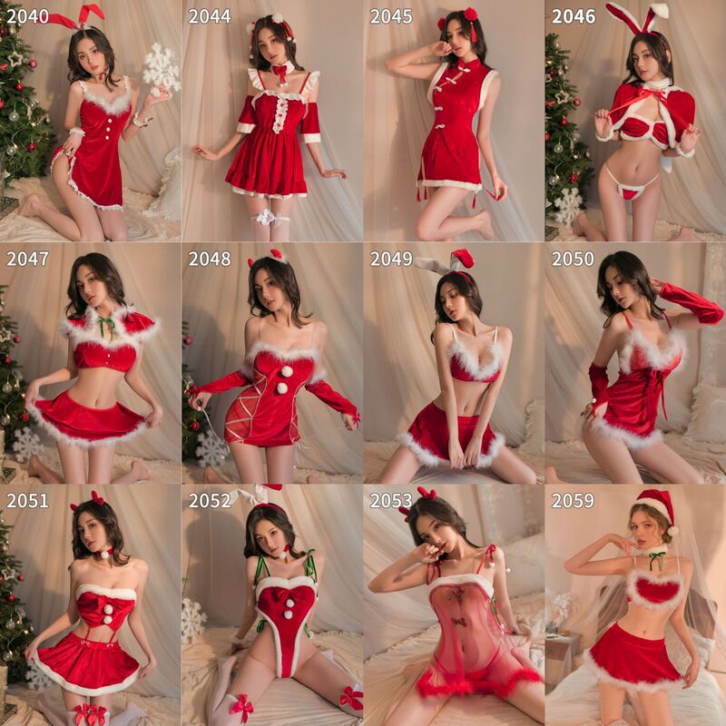 sexy lingerie women's christmas pajamas halloween nightdress cosplay dating uniform battle gown nightclub new year outfit sexy lingerie women's christmas pajamas halloween nightdress cosplay dating uniform battle gown nightclub new year outfit