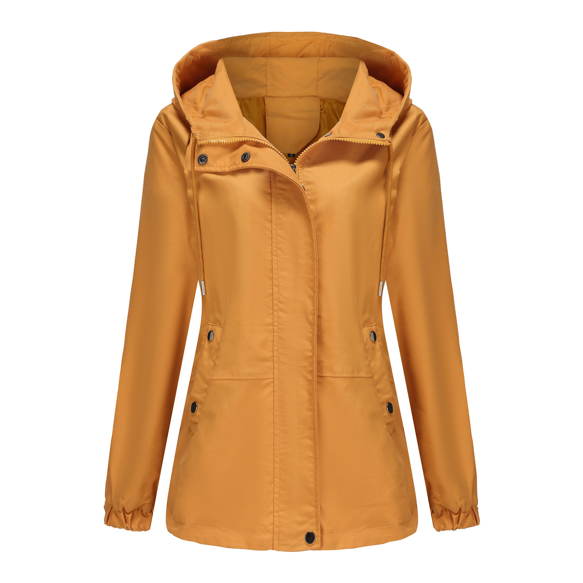 Women's Clothing new spring and autumn casual windbreaker women's loose windproof jacket with hood and long sleeves basic windproof jacket for women_voghion.com
