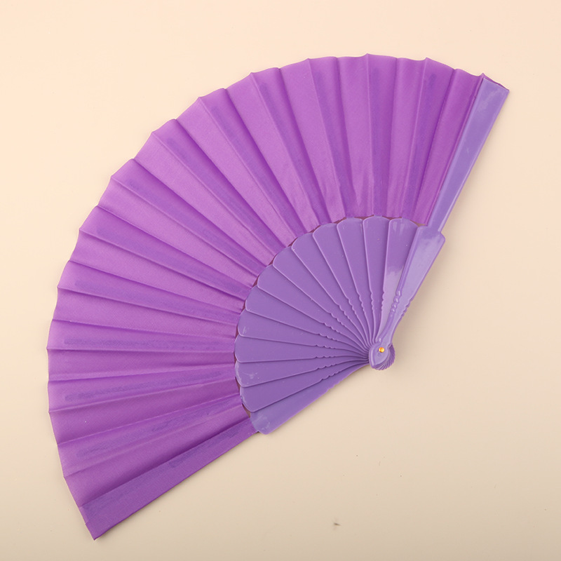 Abanico Plegable de Encaje de Plástico, Estampado, para Danza image 73
