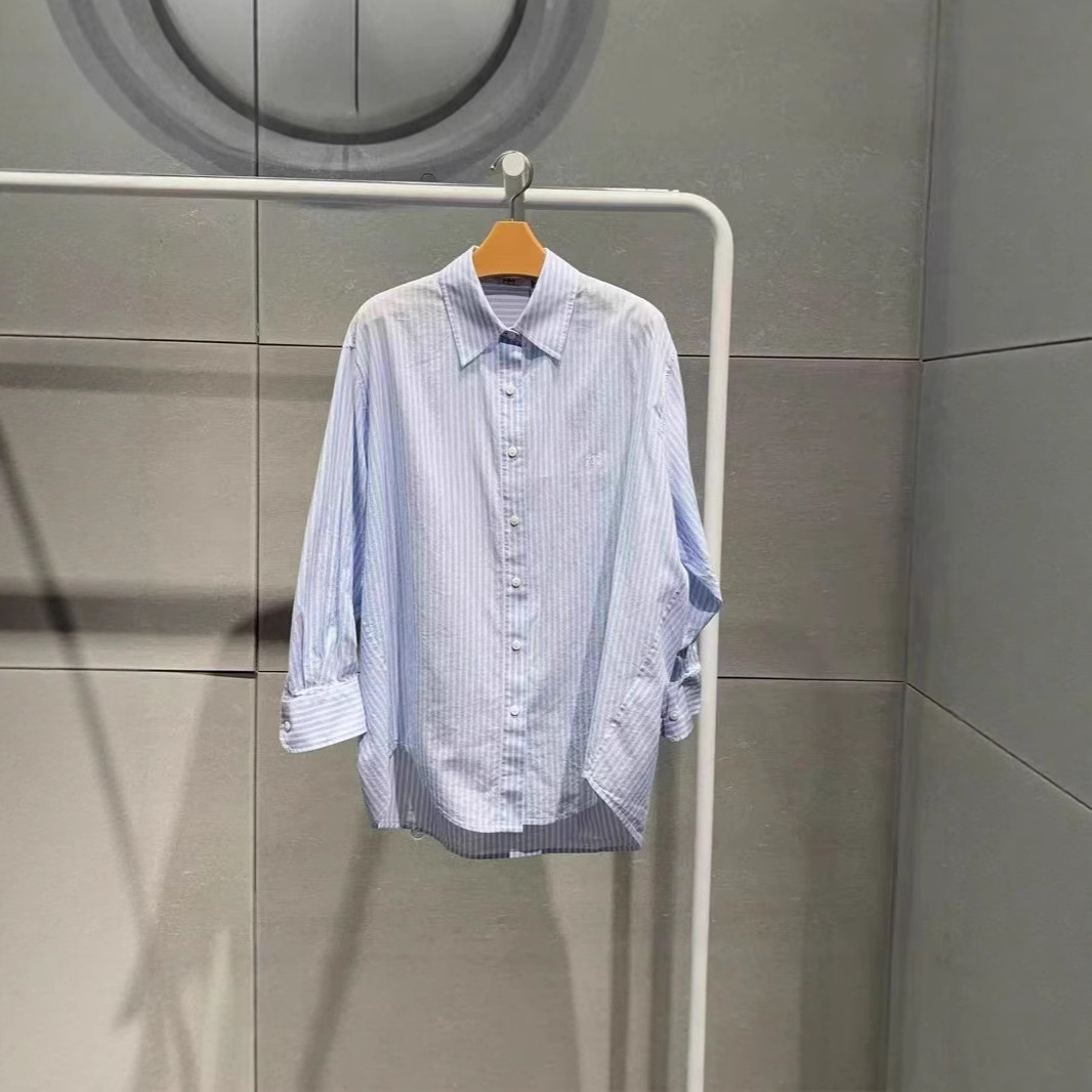 Mai* 쇼핑몰 같은 스타일 2025 여름 신작 한국 패션 여성용 다용도 루즈 슬리밍 긴팔 셔츠