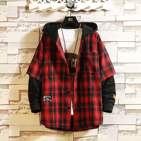 Red colored long shirt