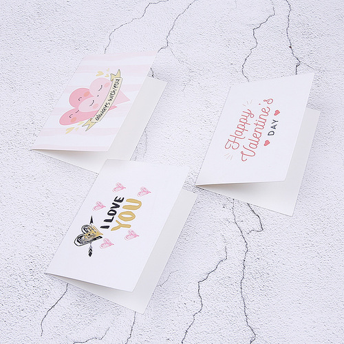 Creative greeting card girl style Amazon Korea creative gift for girlfriend boyfriend Qixi Valentine's Day Teacher's Day