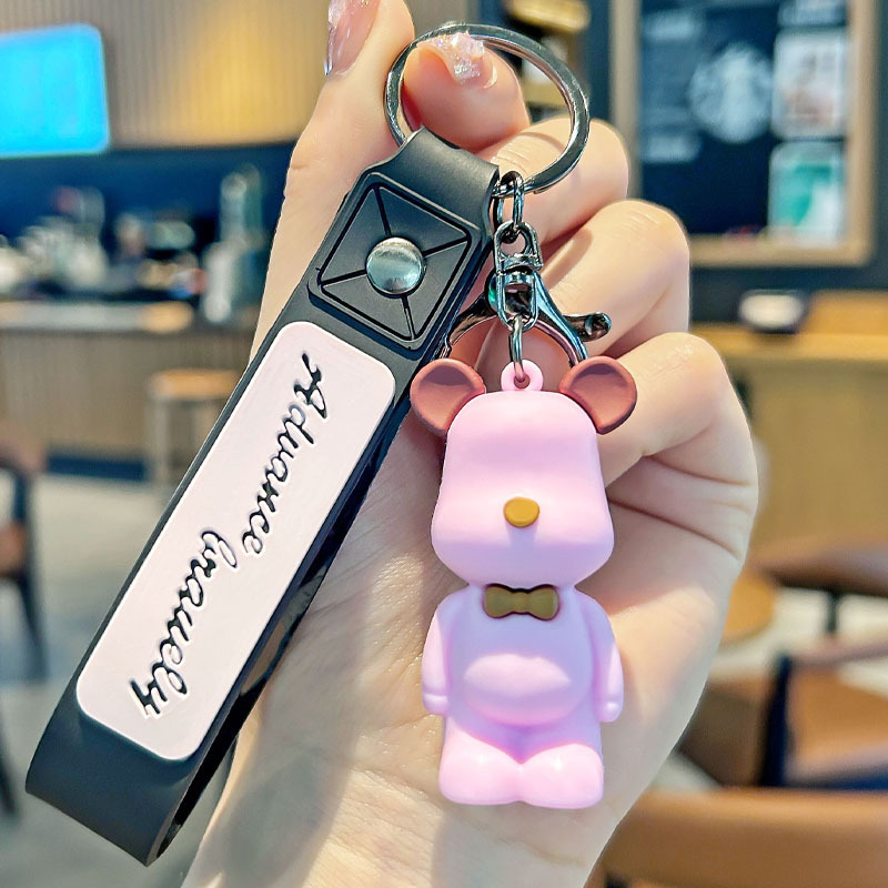 Moda nórdica corbata oso tendencia violenta personalidad llave oso bolsos accesorios accesorios pequeños regalos creativos