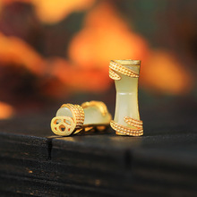 ��Ȼ���������ǶS925�y�24K�ŷ�ɳ��������DIY�ִ������