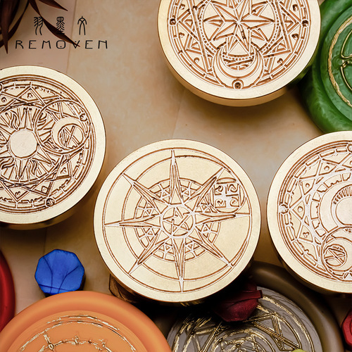 Fire wax seal magic array series student handbook DIY personalized decoration fire wax seal envelope invitation gift seal