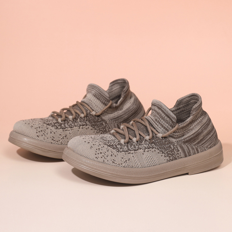 Women's socks, shoes for commuting, comfortable casual shoes, new casual sports shoes for women, fly-knit mesh polyurethane sneakers Women's socks, shoes for commuting, comfortable casual shoes, new casual sports shoes for women, fly-knit mesh polyurethane sneakers