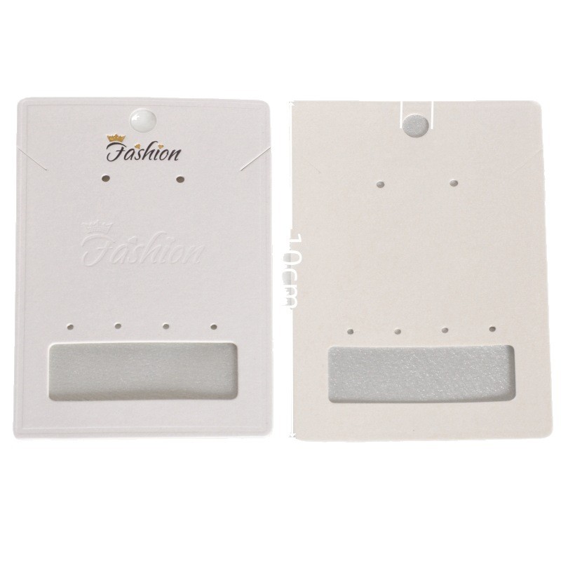 Pendientes de una semana, cartón, estampado en caliente, artesanía, collar de alta gama, pendientes, joyería, exhibición, empaque, tarjeta, logotipo