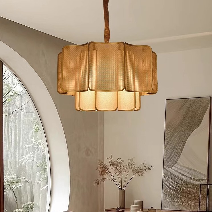 Sala de té Zen de estilo antiguo estilo japonés restauración alojamiento residencial estilo chino pastoral estudio lámpara Zhongshan