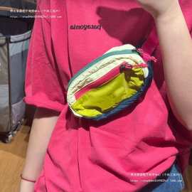 户外同款25年新款运动尼龙腰包防水单肩斜挎包1L胸包韩版