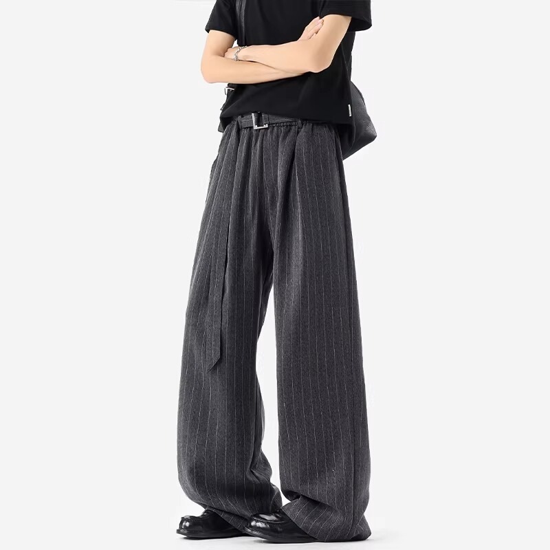 2026 Spring/Summer New Striped Trousers Old Money Style Casual Pants for Men K6732 Special P40 Suggested Retail Price 98