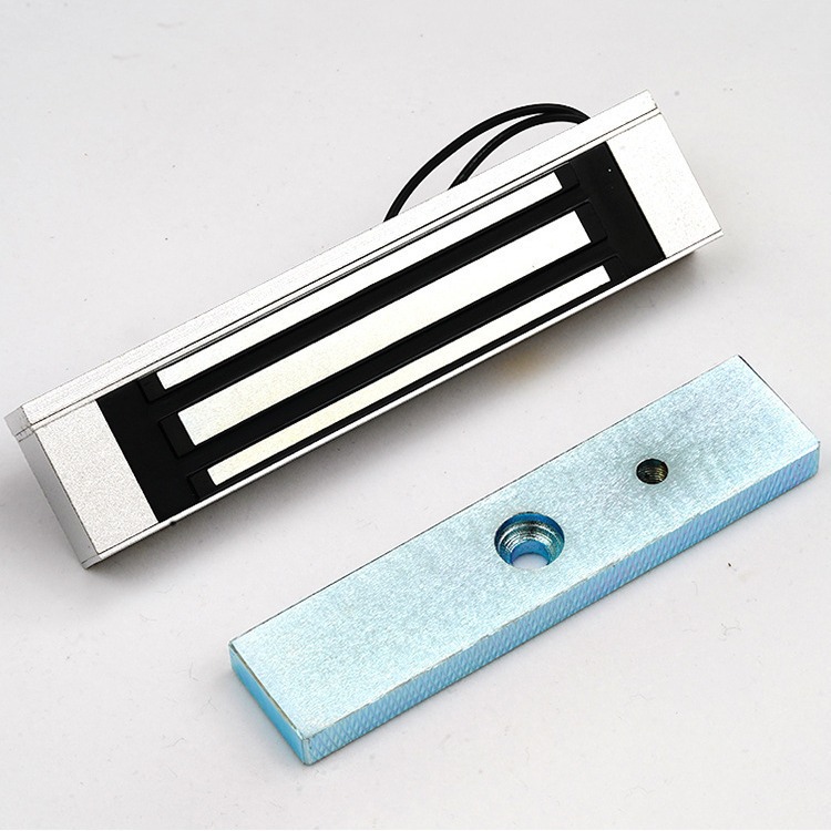 密码门禁刷卡电控锁180公斤明装磁力锁180kg磁吸锁 12V电磁锁