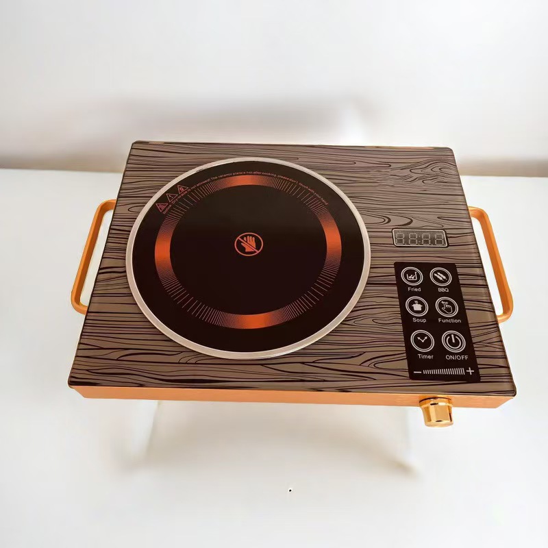 Cross-Border American Standard Electric Ceramic Stove Household High-Power Low-Radiation Stove for Tea Cooking Hot Pot Stir-Frying Induction Cooker Factory Wholesale