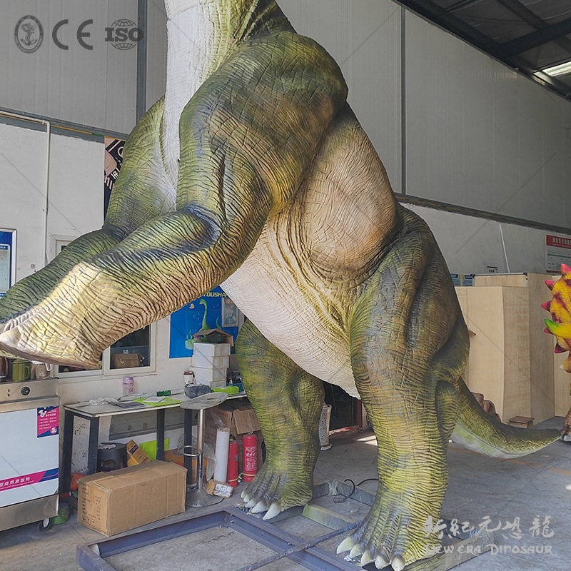 Modelo de simulación de dinosaurios de gran tamaño simulación de dinosaurios de silicona escultura de paisaje dinosaurios exhibición personalizada