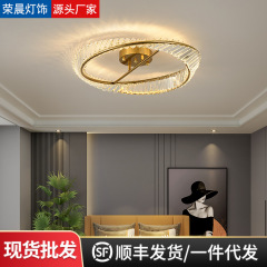 寝室ランプ LED ランプライト高級クリスタルシーリングランプホールメインライトイタリアのミニマリストホームリビングルームランプハイエンド