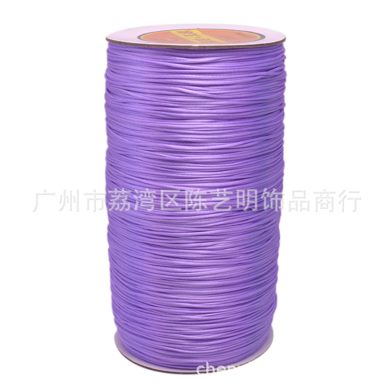 สีม่วงอ่อน / ม้วนใหญ่เส้น7 1.5 (ยาวประมาณ800เมตร)
