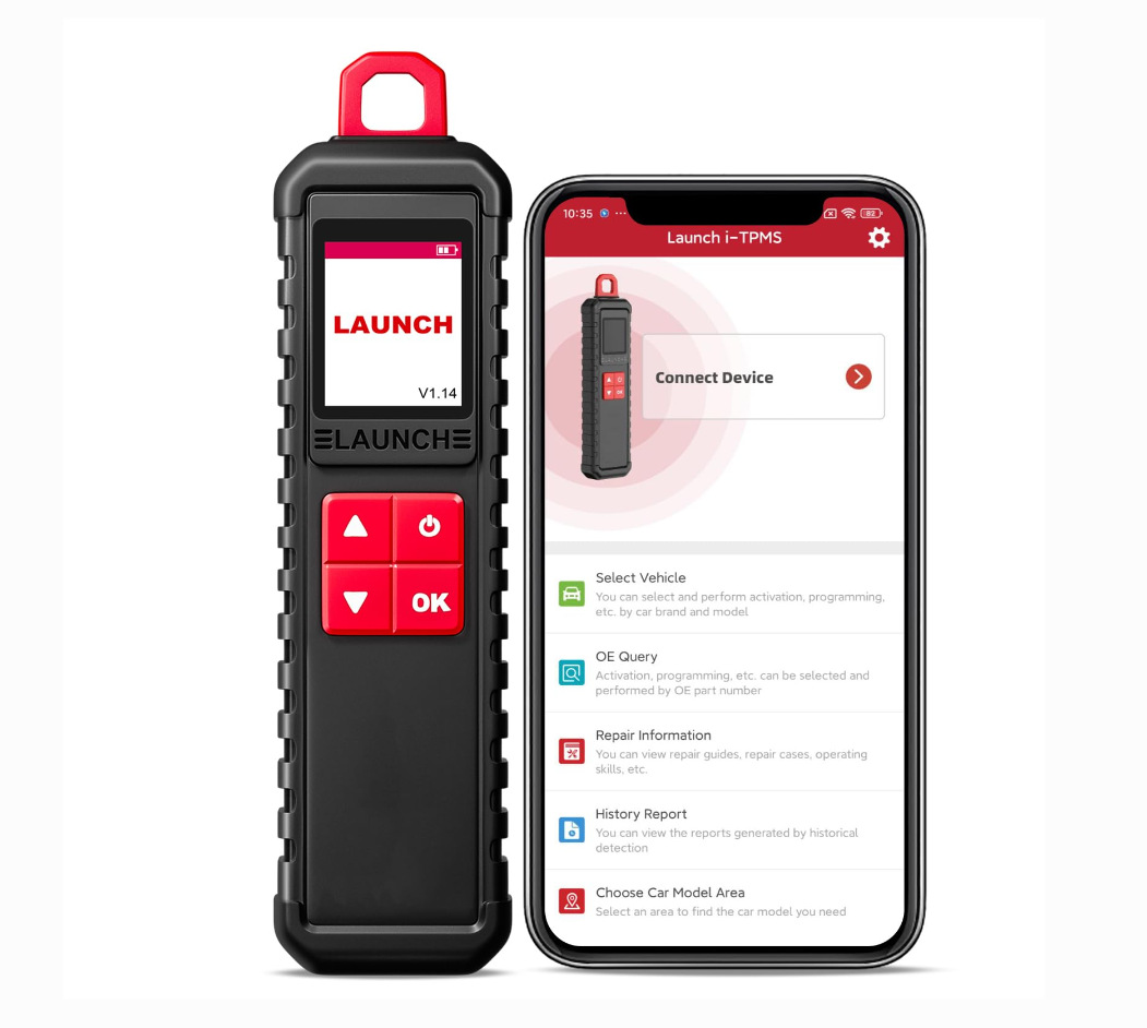 Launch X‑431 I‑Tpms Tire Pressure Handheld Terminal Tire Pressure Sensor Activation Programming Matching Device