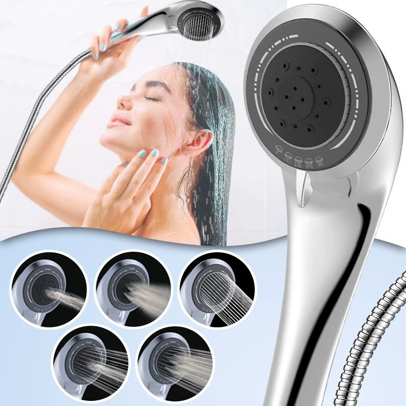 Amazon маленький микро пузырь душ пять функций наддува