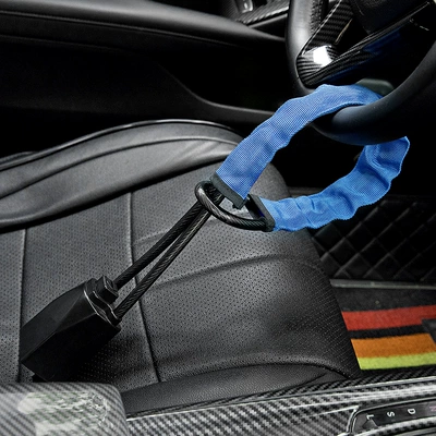 Steering Wheel Anti-Theft Anti-Pry Lock Core Safety Belt Buckle Universal Adaptable Car Lock