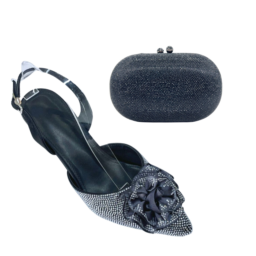 Zapatos estilo italiano para la cena de diamante cristal seda sandalias de tacón fino para mujeres de verano punta de diamante zapatos individuales