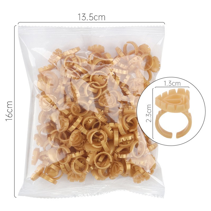 Tatuaje anillo taza de color una segunda bandeja de pegamento de floración injerto anillo de pegamento de pestañas taza de floración