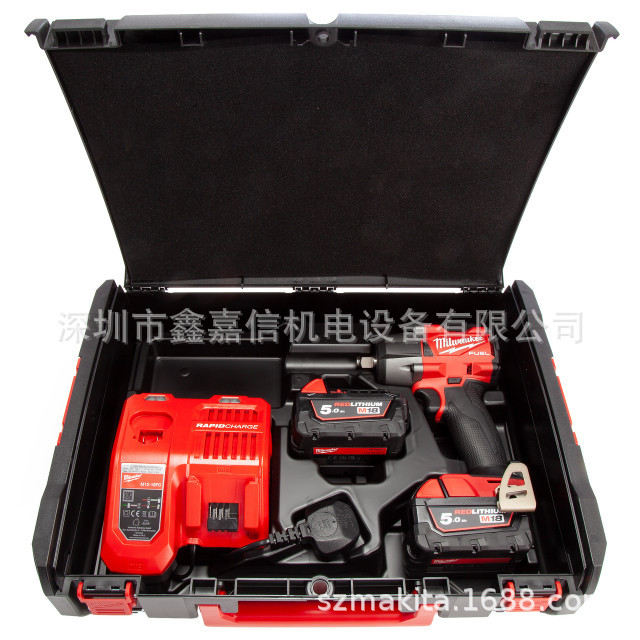 现货批发米沃奇中扭力衝擊扳手M18 FMTIW2F12-502