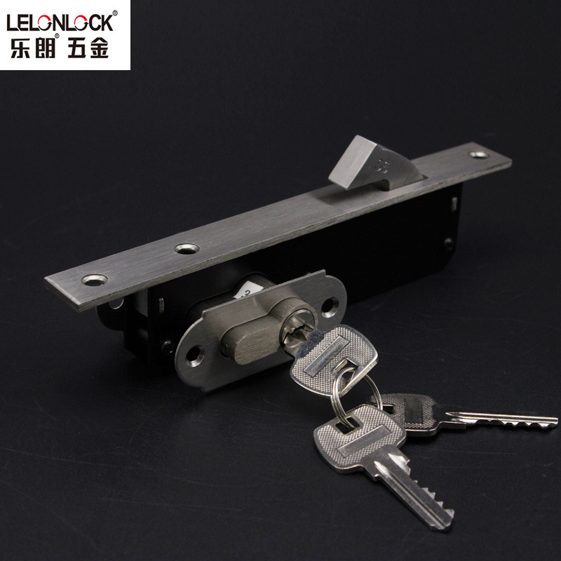 Personalizada 304 puerta deslizante de acero inoxidable gancho de bloqueo de doble bloqueo de núcleo con bloqueo de puerta enmarcado cerradura de puerta corredera cerradura de puerta corredera cerradura de puerta corredera cerradura de puerta corredera cerradura