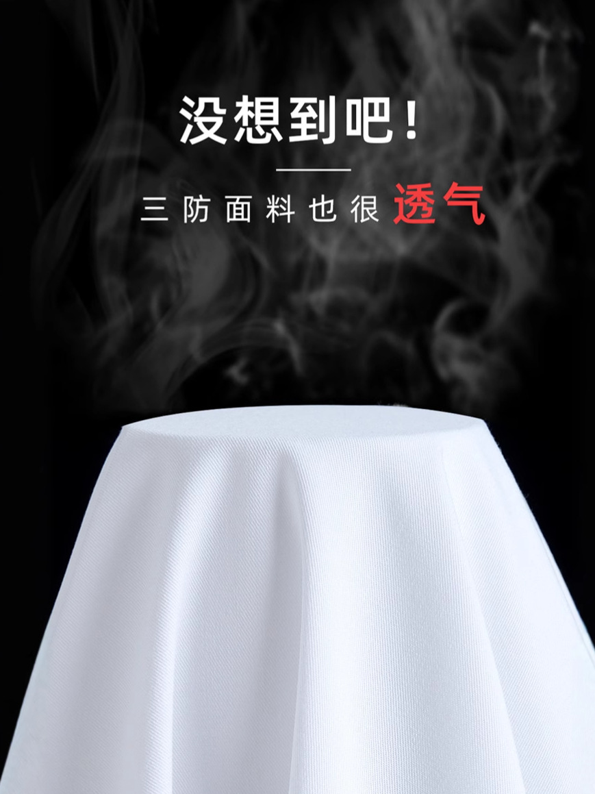 Procesamiento personalizado de tres camisas blancas anti-mujeras de manga larga mangas cortas elásticas sin quemar ropa formal ropa de trabajo profesional camisa blanca