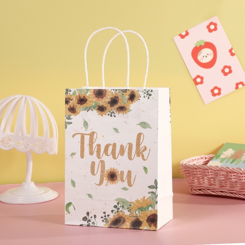 Bolsas de regalo de cumpleaños, bolsas de cartón cartón, bolsas de embalaje para llevar, bolsas de embalaje de regalo de fiesta para niños, bolsas de mano