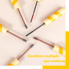 跨境批發Tiktok芝士睫毛膏防水濃密纖長卷翹帶細閃亮片碎鑽睫毛膏