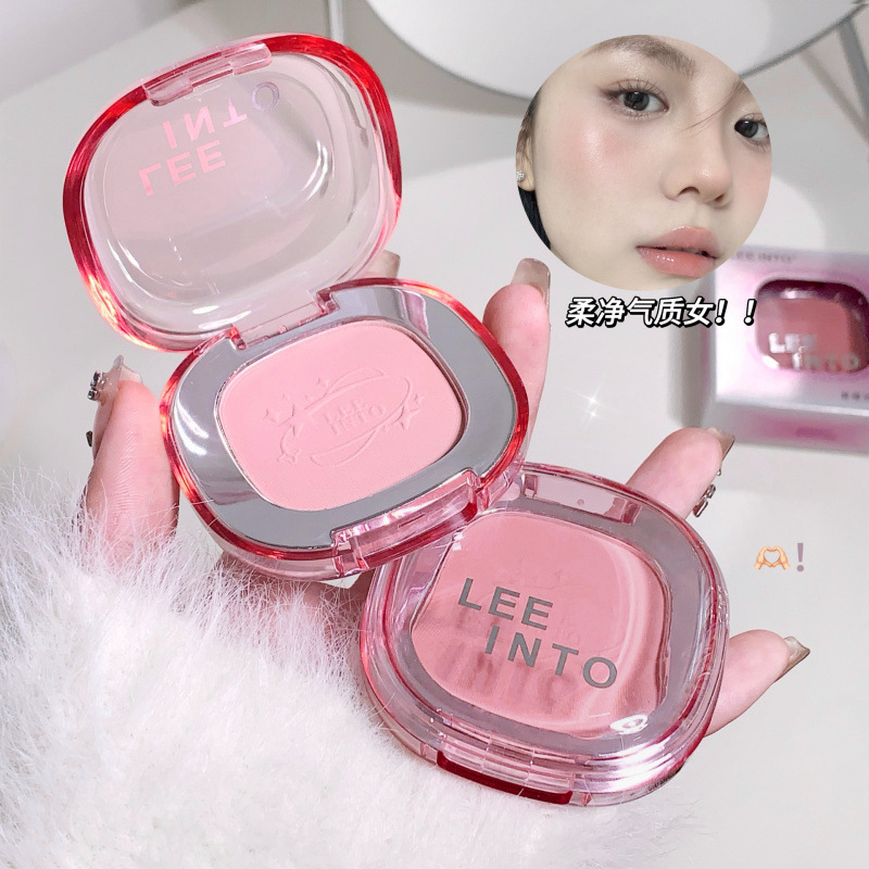 LEEINTO rich and thin double full blush, vibrant and tender makeup, matte and complexion, Korean girl's eyeshadow rouge plate