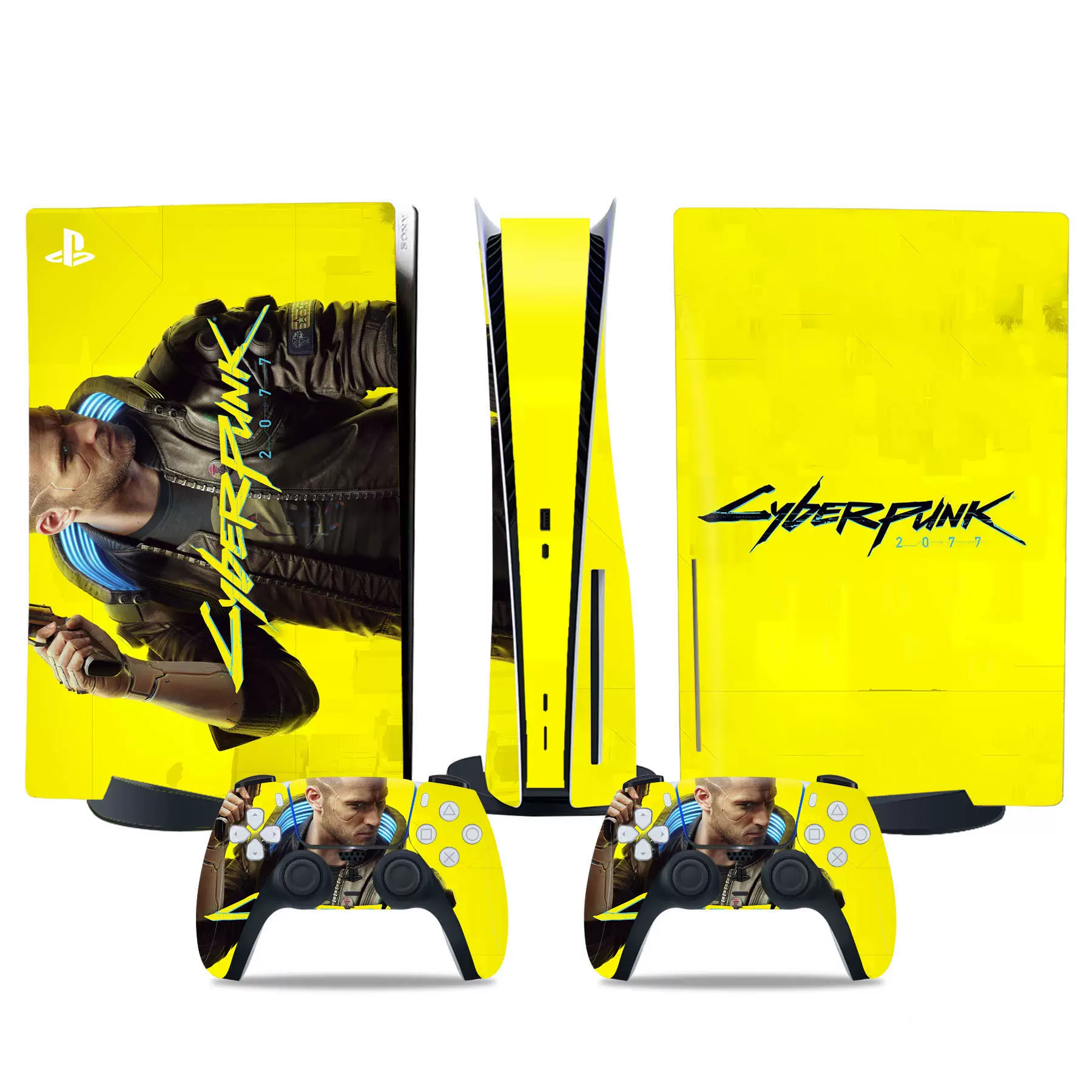 PS5 console skin, optical drive version, colorful vinyl film, removable adhesive