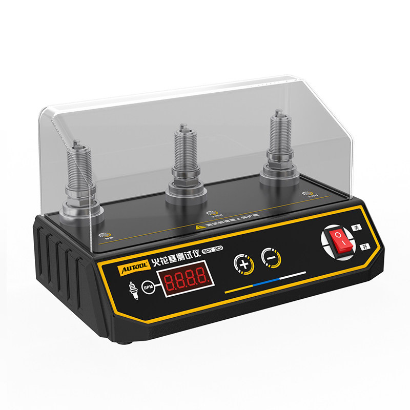 Probador de bujías Autool SPT301 de tres orificios, simulador de alta tensión, instrumento de prueba de velocidad de 12V, compra al por mayor