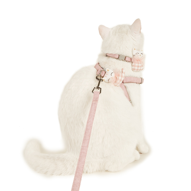 Suministros para mascotas transfronteriza nueva anti-rotura ajustable antideslizante gato cuerda correa de pecho perro cuerda chaleco gato tracción cuerda